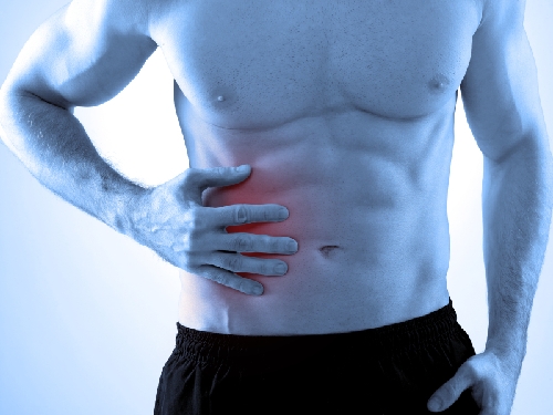 What could pain under the upper left rib cage be a symptom of?