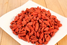 Goji berries are normally served dried.