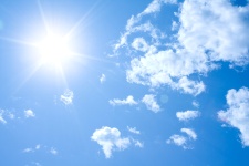 The sun is a great source of vitamin D.