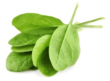 Spinach is an excellent source of vitamins A, C, and K.