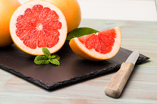 grapefruit or orange juice are more likely to develop melanoma
