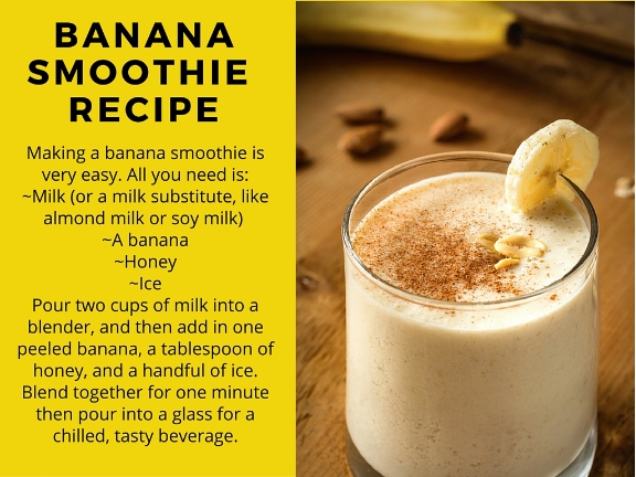 banana smoothie recipe