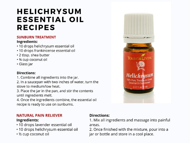 Helichrysum Essential Oil Recipes