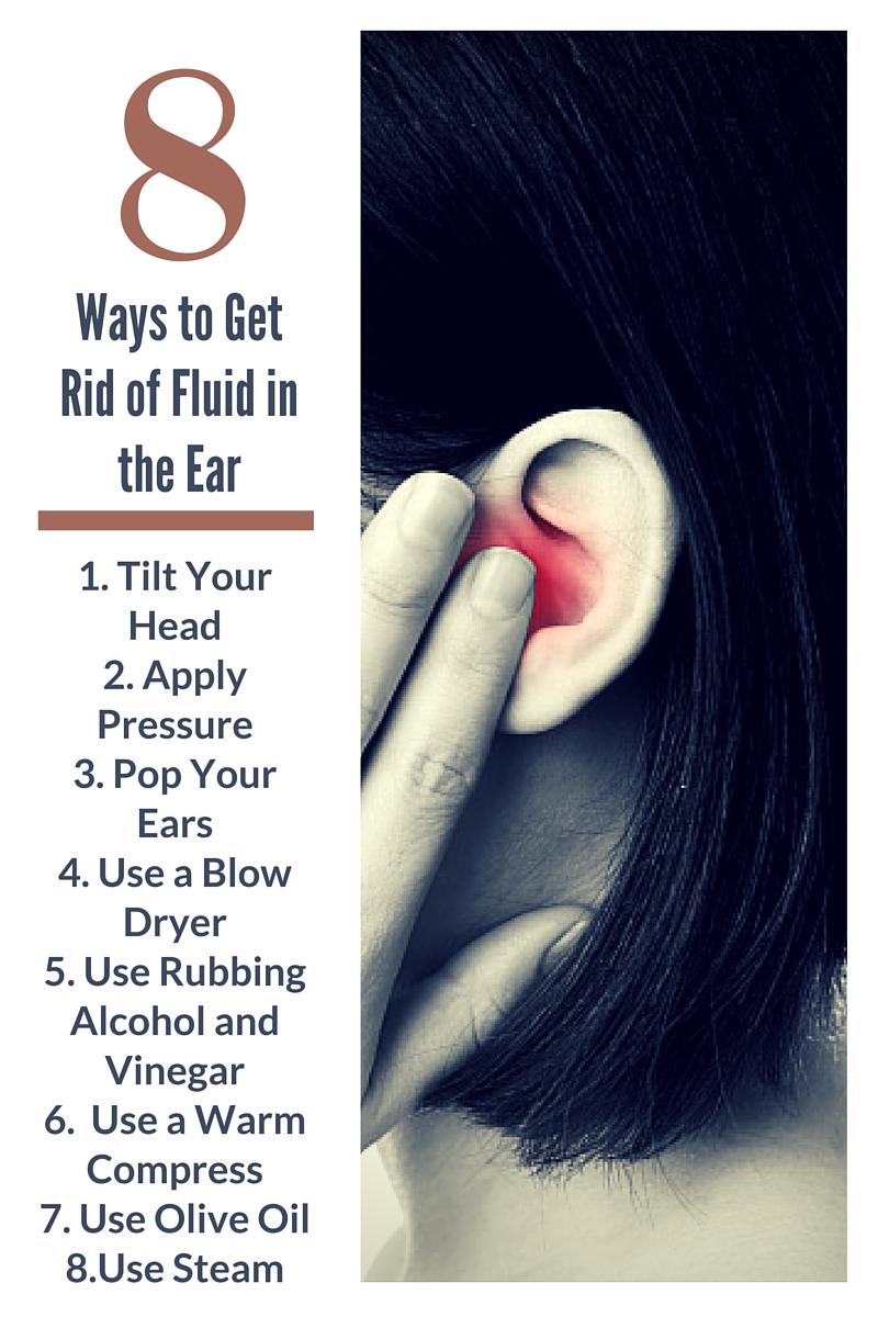get rid of water out of ear