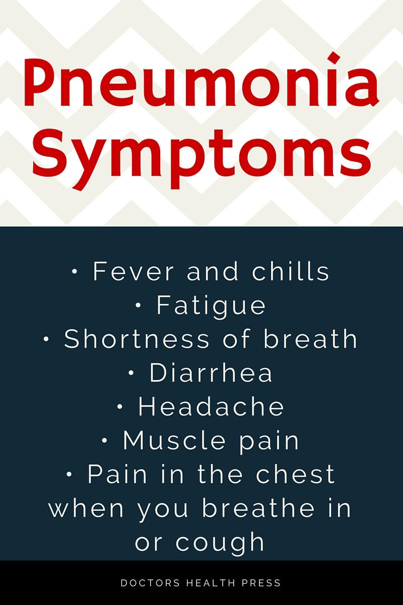 pneumonia symptoms